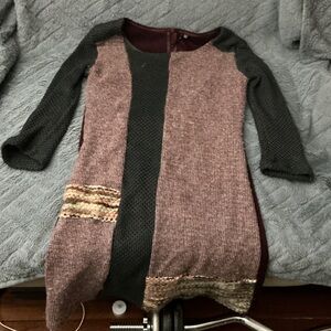 Stylish Multicolor Patchwork Dress